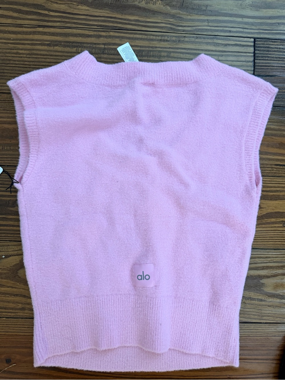 ALO Yoga Soft Pink Knit Tank - Picture 2 of 3